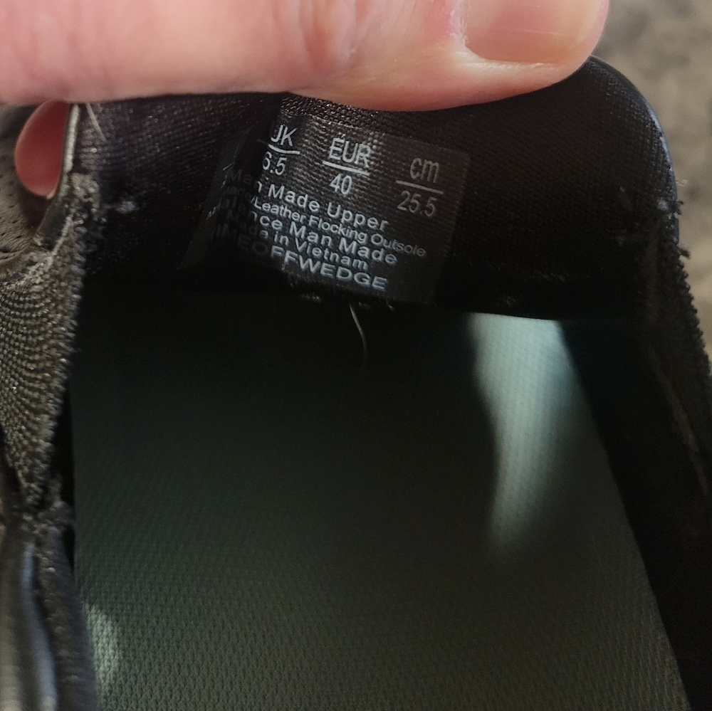 Dr Scholl's Black Wedge Slip-On Sneakers - Picture 9 of 10